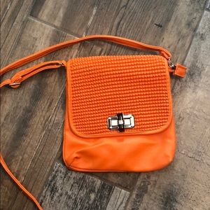 Orange cross body great condition